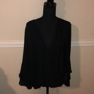 Black Size Medium Sheer Micheal Khors Top